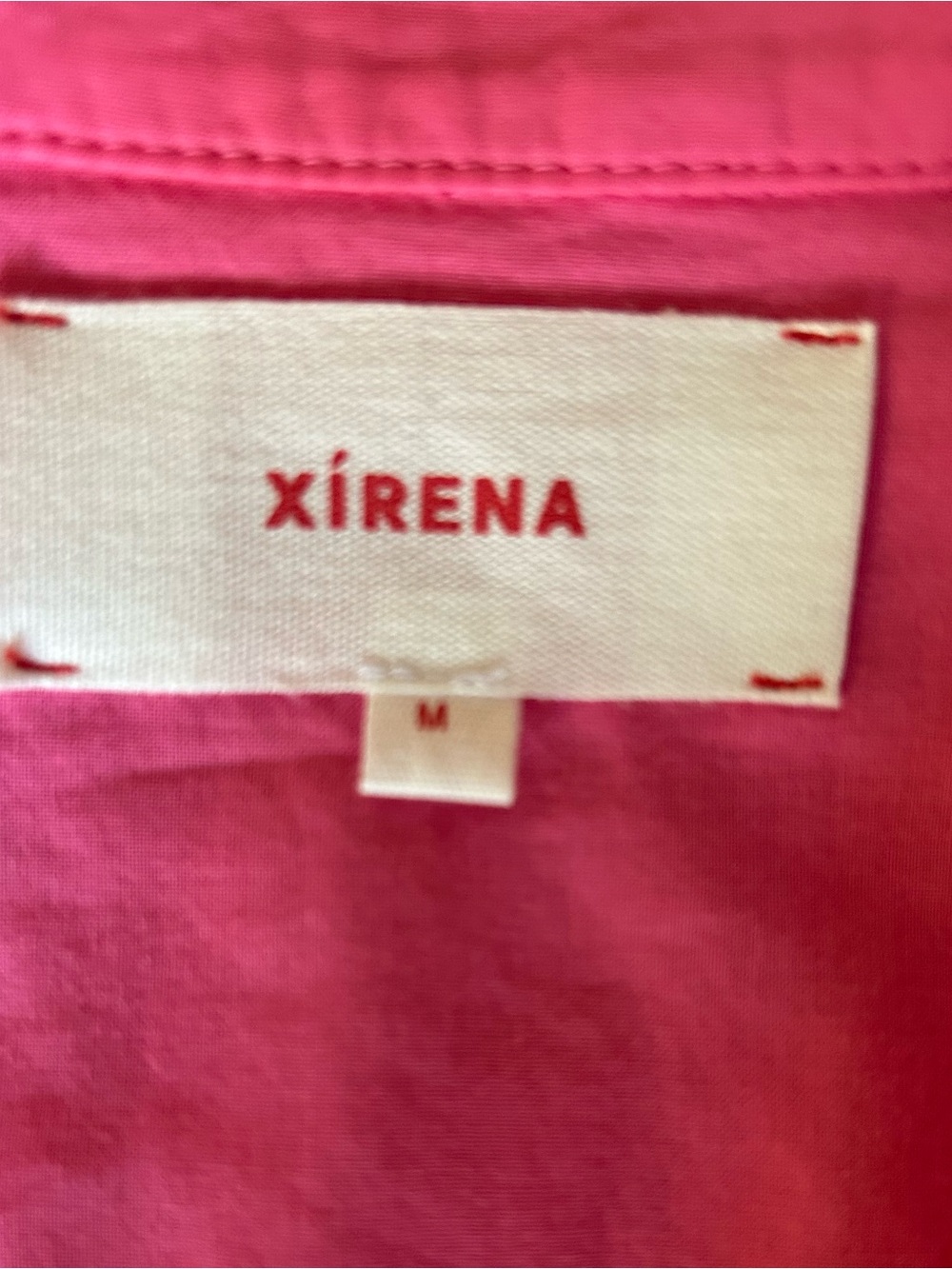 XiRENA Channing Women's Short-Sleeve Button-Front Shirt Fuchsia - Picture 7 of 11